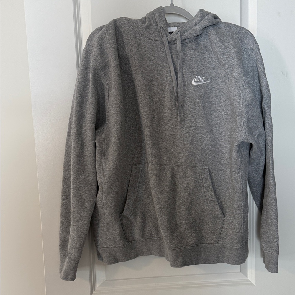 Nike Heather Gray Pullover Hoodie